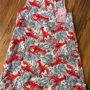 Lobster Print Sleeveless Dress